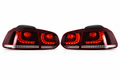 VLAND Plug and Play LED Red Tail Lights for 2009–2014 VW Golf 6 MK6