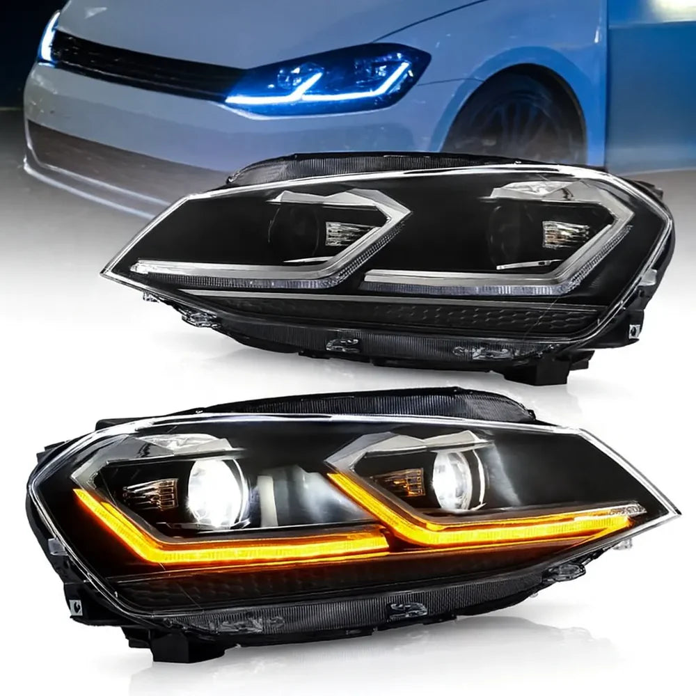VLAND Plug and Play LED Headlights for 2013–2017 VW Golf 7 MK7