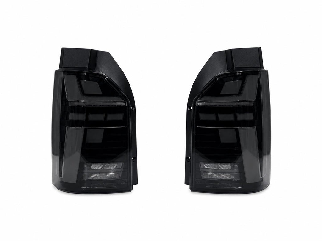 VLAND VW Transporter T5 T5.1 Caravelle 2015-2024 LED Smoked Tail Lights Plug and Play
