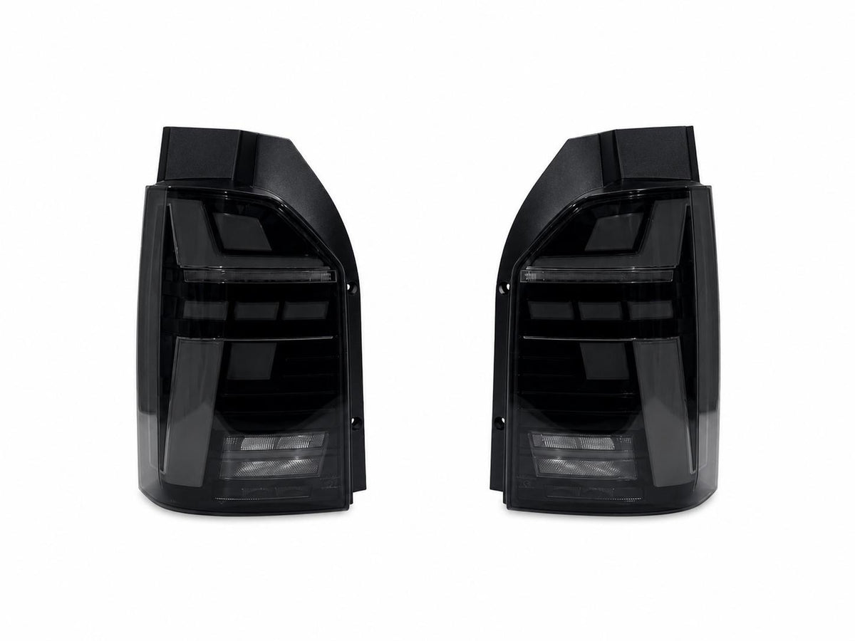 VLAND VW Transporter T5 T5.1 Caravelle 2015-2024 LED Smoked Tail Lights Plug and Play