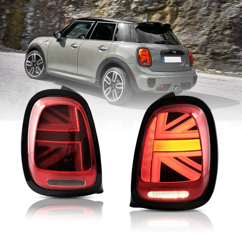 VLAND Mini Cooper F55 F56 F57 2014-2020 Red LED Taillights Plug and Play