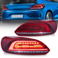 VLAND Volkswagen (VW) Scirocco 3rd Gen 2009-2014 Red LED Tail Lights Plug & Play