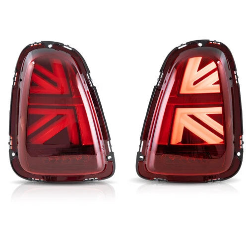 VLAND Union Jack LED Rear Lights Red Mini R56 R57 R58 R59 2007-2013 - Plug N Play