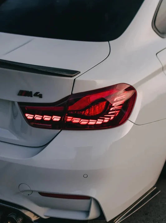 VLAND BMW 4 Series M4 2014 - 2024 OLED GTS Red LED Tail Lights Plug and Play
